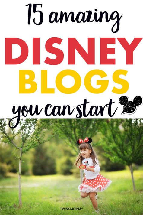 Want to start a blog? Why not start a Disney blog? Here are 15 Disney blog examples that you can start too! Blog Examples, Twins Mommy, Disney Tourist Blog, Disney Blog, Disney Trip Planning, Disney Rides, Blog Niche, Disney Food Blog, Disney Addict