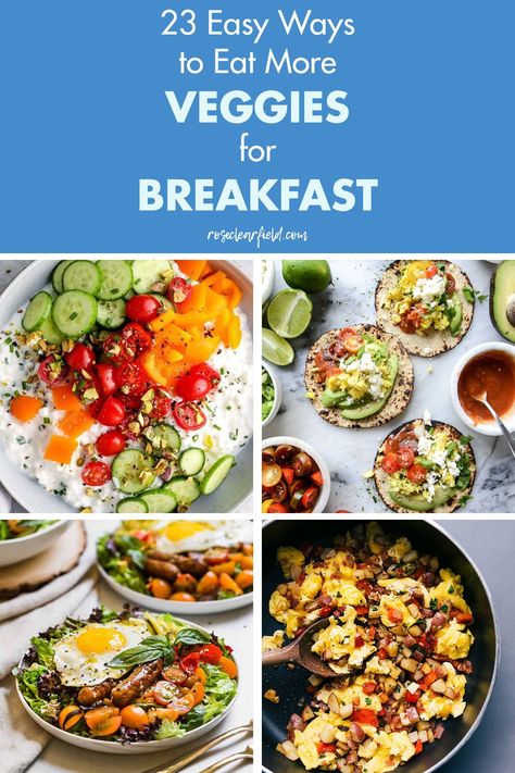 Veggie And Protein Breakfast, Breakfast Sandwich With Veggies, Healthy Breakfast Veggies, Vegetable Breakfast Meal Prep, Veggie Breakfast Meal Prep, Veggie Forward Breakfast, How To Eat Vegetables For Breakfast, Healthy Breakfast With Vegetables, Vegetables In Breakfast