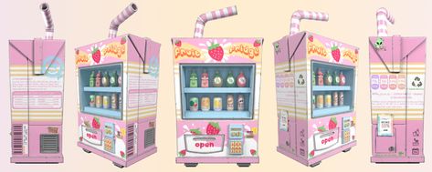 Fantasy Vending Machine, Boba Vending Machine, 3d Vending Machine, Vending Machine Reference, Vending Machine Concept Art, Sims 4 Vending Machine, Sims 4 Cc Vending Machine, Sims 4 Vending Machine Cc, Vending Machine Design Ideas