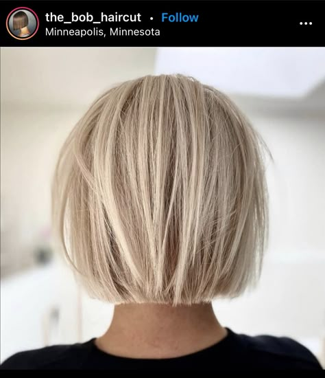 Chin Length Haircuts, Short Bobs, Straight Hair Cuts, 50 Hair, Chin Length Bob, Inverted Bob, Bob Hairstyles For Fine Hair, Bright Blonde, Shirt Hair