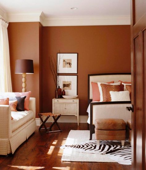 Warm tones for my bedroom Brown Living Room Decor, Contemporary Bedrooms, Beautiful Bedroom Designs, Brown Rooms, Brown Furniture, Brown Walls, Bedroom Color Schemes, Room Color, Brown Living Room