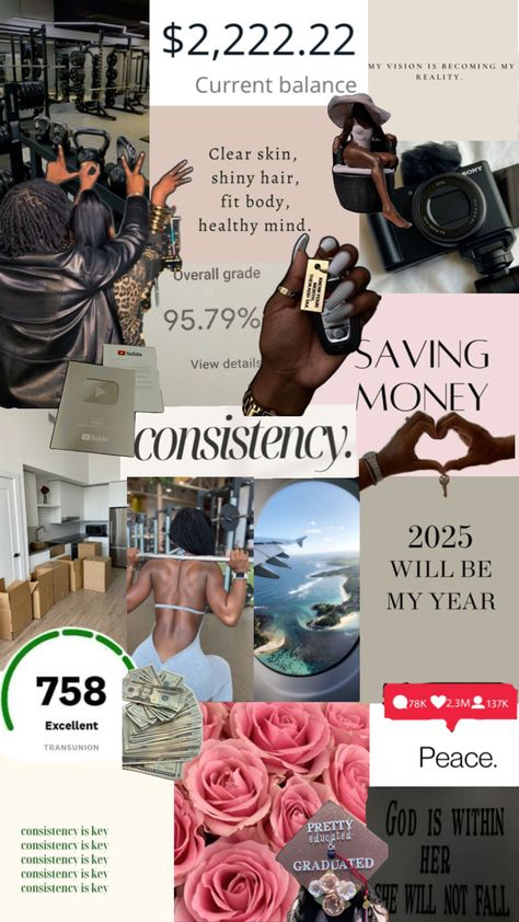 #manifesting #visionboard #2025 #visionboard2025 #goals Consistency Is Key, Healthy Mind, Shiny Hair, Clear Skin, Skin, Quick Saves