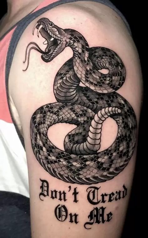 Rattlesnake Head Tattoo, Rattlesnake Tattoo Men, Rattle Snake Tattoo Design, Biblical Snake Tattoo, Snake Hourglass Tattoo, Desert Snake Tattoo, Black Snake Tattoo Design, Detailed Snake Tattoo, Large Snake Tattoo