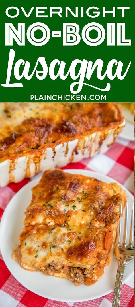 Lasagna No Boil Noodles, Sausage Spaghetti Sauce, Perfect Lasagna, Cottage Cheese Lasagna Recipe, Easy Lasagna Recipe With Ricotta, Italian Sausage Spaghetti, Cheese Lasagna Recipe, Freeze Leftovers, Recipe Lasagna