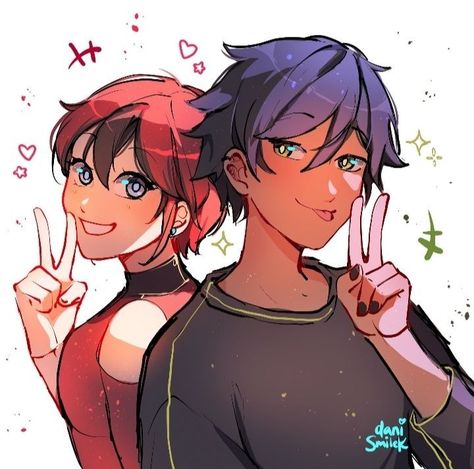 Tikki And Plagg Fanart, Plagg Fanart, Miraculous Kwamis, Jing Y Jang, Awakenings Movie, Tikki And Plagg, Tikki Y Plagg, Miraculous Ladybug Oc, Miraculous Ladybug Fanfiction