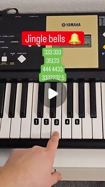 Alex Butler | Piano Tutorials on Instagram: "Jingle Bells 🔔 ❄️⛄️   Tell me, how often did you played it? 🎹😍" Jingle Bells Piano, Jingle Bell Crafts, Piano Tutorials Songs, Piano Music Lessons, Piano Tutorial, January 23, Jingle Bell, Music Lessons, Music Education