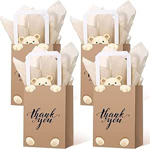 Bear Birthday Decorations, Bear Gift Bags, Baby Shower Goodie Bags, Brown Candy, Teddy Bear Baby Shower Theme, Kids Prizes, Teddy Bear Gift, Bear Baby Shower Theme, Baby Shower Gift Bags