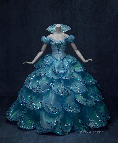 Glinda Bubble, London Silhouette, Glinda Costume, Musical Theatre Costumes, Wicked Costumes, Broadway Costumes, Glinda The Good, Wicked Musical, Cinderella Costume