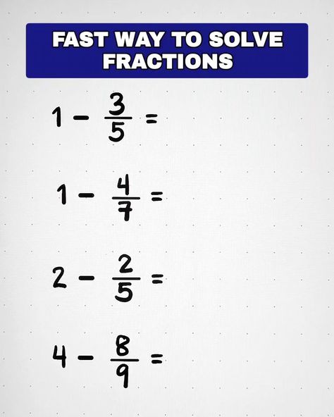 Fastest Way to Solve Fractions ❤️ | Fastest Way to Solve Fractions ❤️ #math #teachergon #SATreview #mathreview #mathtutor #highschool #mathtrick | By Ako si Teacher Gon Math Hacks, Simplifying Fractions, Improper Fractions, Math Tutor, Math Review, Math Tricks, Book Worth Reading, Worth Reading, High School