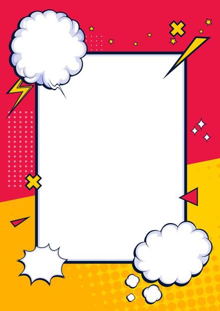 Comic templat background design, pop art... | Premium Vector #Freepik #vector #background #banner #frame #poster Templates For Posters, Design For Illustration Board, Comics Background Template, Pop Art Frame, Pop Art Background Design, Comic Background Aesthetic, Comic Poster Design, Comic Graphic Design, Art Background Ideas