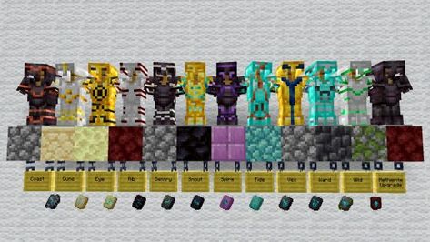 Minecraft Armor Trims, Minecraft Armor, Armor Template, Shield Template, Minecraft Templates, Best Armor, All Minecraft, Minecraft Tips, Minecraft Decorations