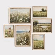 Meadow Nursery, Farmhouse Gallery Wall, Wildflower Print, Floral Nursery Decor, Wildflower Field, Spring Wall Art, Girls Room Wall Art, Spring Wildflowers