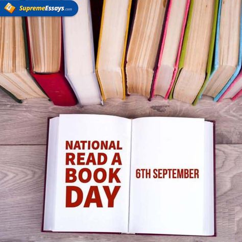 National Read a Book Day invites us ALL to grab a book we might enjoy and spend the day reading.  Don’t keep it to yourself.  Share the experience! 📚📗   #supremeessays_com #ReadABookDay #book #essay #review #paper #writer September National Days, National Read A Book Day, Book Knowledge, Paper Writer, Hello September, Admissions Essay, Keep It To Yourself, Reading Day, Report Writing