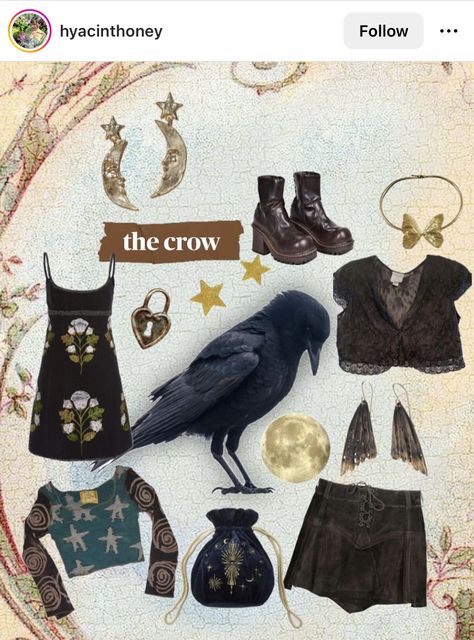 Crow Inspired Outfit, Yaelokre Oc, Crow Core, Random Outfits, Closet Aesthetic, Pinterest Closet, Girls Life, Dream Wardrobe, Outfit Inspirations