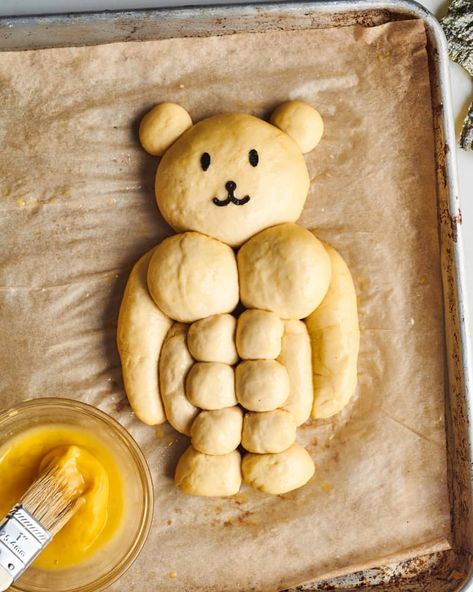 Buff Bear Bread Recipe | Kitchn Buff Bear Bread, Bear Bread Recipe, Bear Bread, Bear Recipes, Bread Maker Recipes, Birthday Traditions, Bread Shaping, Small Microwave, Milk Bread