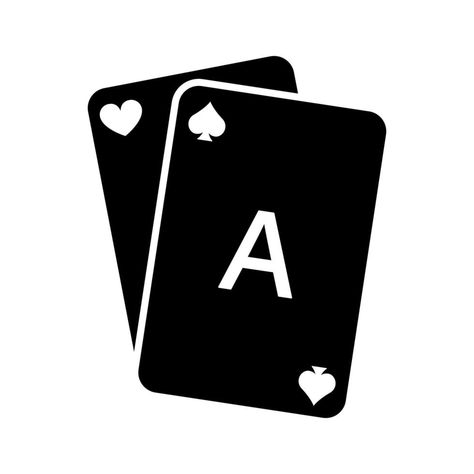 icono de silueta negra de la tarjeta de juego. Pictograma de glifo de baraja de cartas de juego de casino. jugando al bridge black jack royal poker símbolo plano. riesgo de adicción al juego en el signo de vegas. ilustración vectorial aislada. Poker Logo, Poker Tattoo, Mens Fashion Essentials, Online Roulette, Vegas Sign, Black Jack, Black Silhouette, Mens Designer Fashion, Jack Black