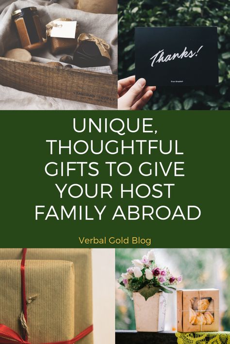 Host Family Gift Ideas, Gift Ideas For Host Family, Host Family Gifts, Study Abroad Gifts, American Gifts, Studying Abroad, Exchange Student, Volunteer Work, Au Pair