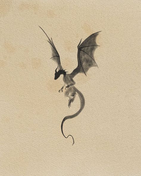 I will do a tattoo sketch Dragon Drawing Sketches Tattoo Ideas, Dragon Tree Tattoo, Wyvern Tattoo For Women, Forest Dragon Tattoo, Dragon Flying Tattoo, Roommate Tattoo, Dragon Flying Drawing, Elegant Dragon Tattoo, Dainty Dragon Tattoo