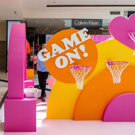 Game Booth Ideas, Game Booth Design, Event Booth Design Exhibitions, Activation Games, Booth Games, Mall Signage, Diy Party Props, Creative Booths, Game Booth