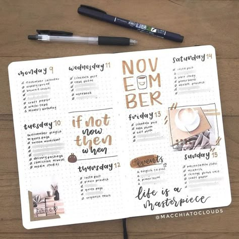 November Weekly Planner, November Weekly Spread Bullet Journal, November Bujo Spread, November Bullet Journal Weekly Spread, Bujo Weekly Spread Layout, November Weekly Spread, September Weekly Spread, November Lettering, November Spread