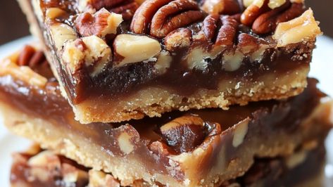 Christmas Turtle Bars, Lunchbox Dessert Ideas, Turtle Bars Pecan, Easy Turtle Bars, Bar Recipes Dessert, Pecan Turtle Bars, Pecan Toffee Bars, Turtle Bars Recipe, Lake Snacks