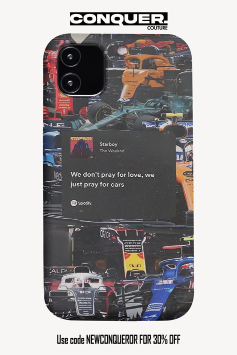 Rev up your phone's style with our Formula One-inspired phone case! 🏎️📱 Sleek design, checkered flags, and speedometer motifs make it perfect for F1 fans. 🏁🏆 Stand out and race with style! Shop now! 🛒💨 #FormulaOne #F1Fans #MotorsportStyle #PhoneCase #SebastianVittel #LewisHamilton #CarlosSainz #CharlesLeclerc #FernandoAlonso #NandoNorris #Mercedes #Redbull #Ferrari F1 Phone Case Ideas, Ferrari F1 Phone Case, Formula 1 Phone Case, The Weeknd Phone Case, Ferrari Phone Case, F1 Phone Case, Phone Asthetic, Weeknd Poster, Case Painting