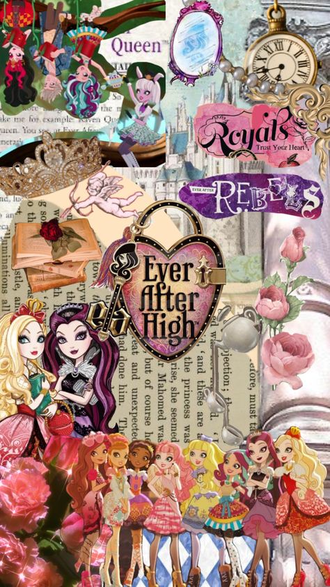 #everafterhigh #wallpaper Ever After High Aesthetic Wallpaper, Ever After High Wallpaper, Everafter High, High Wallpaper, Cerise Hood, Background Ideas, Bullet Journal Stickers, Ever After High, Journal Stickers