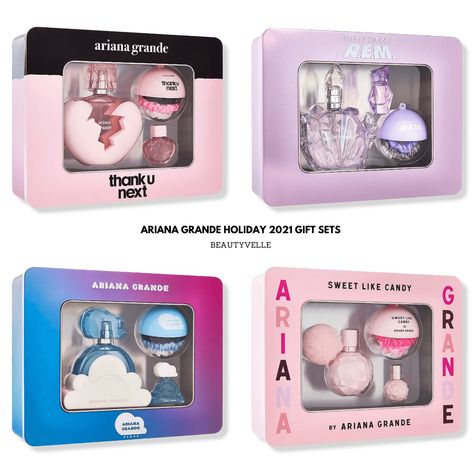 Ariana Grande Perfume Set, Ariana Grande Collection, Ariana Grande 2021, Ariana Grande Perfumes, Ariana Grande Merch, Ariana Perfume, Ariana Grande Fragrance, Ariana Grande Perfume, Makeup News