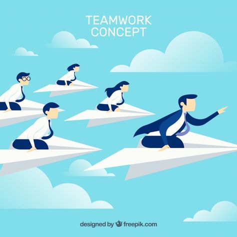 Teamwork concept in sky Teamwork Graphic Design, People Illustrations, Graphic Editing, Character Modeling, Flat Illustration, Teamwork, Online Dating, Graphic Illustration, Concept Design