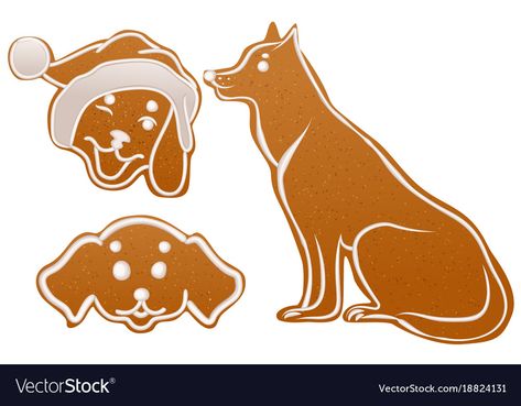 Gingerbread Dog, Cookie Christmas, Ginger Snap, Dog Vector, Gingerbread Cookie, Dog Illustration, Gingerbread Man, Transparent Png, Gingerbread Cookies