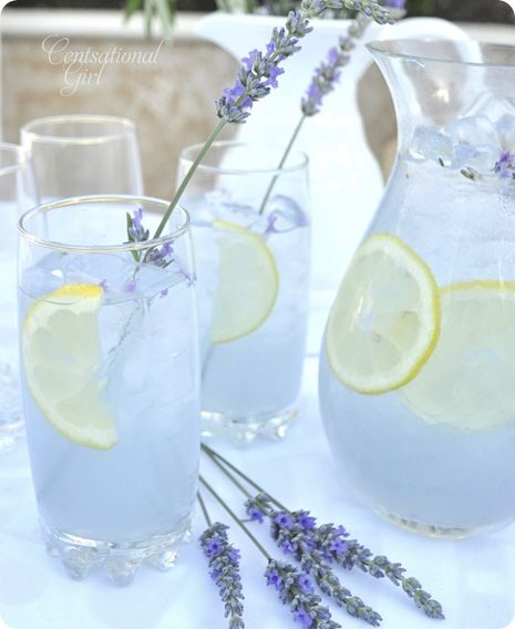 lavendar lemonade! Rococo Party, Purple Inspiration, Pitcher Drinks, Cocktail Fruit, Lavender Lemonade, Frozen Lemonade, Lavender Buds, Dried Lavender, Infused Water