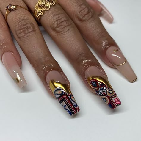 Nike Nails, Nail Design Glitter, Edgy Nails, Bling Acrylic Nails, Minimalist Nails, Dream Nails, Persian Rugs, Fire Nails, Classy Nails