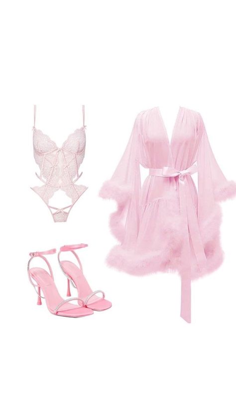 Fancy Robes, Robe Silk, Sleepwear Fashion, Timeless Looks, Dressing Gowns, Pink Lingerie, Lingerie Outfits, Cute Comfy Outfits, Pretty Lingerie