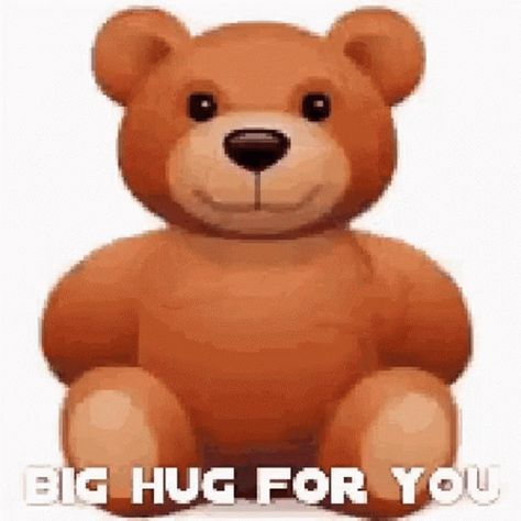 Big Hug Gif, Big Hugs For You, Vertrouw Op God, Cute Good Morning Gif, Hug Images, Good Morning Hug, Teddy Bear Hug, Hug Gif, Hugs And Kisses Quotes