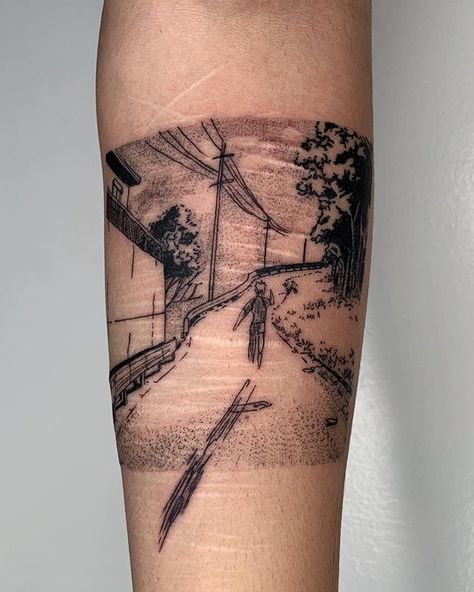 Telephone Pole Tattoo, Haikyuu Tattoo, Pole Tattoo, Telephone Pole, Custom Tattoos, Manga Tattoo, Anime Haikyuu, Poke Tattoo, Artist Portfolio