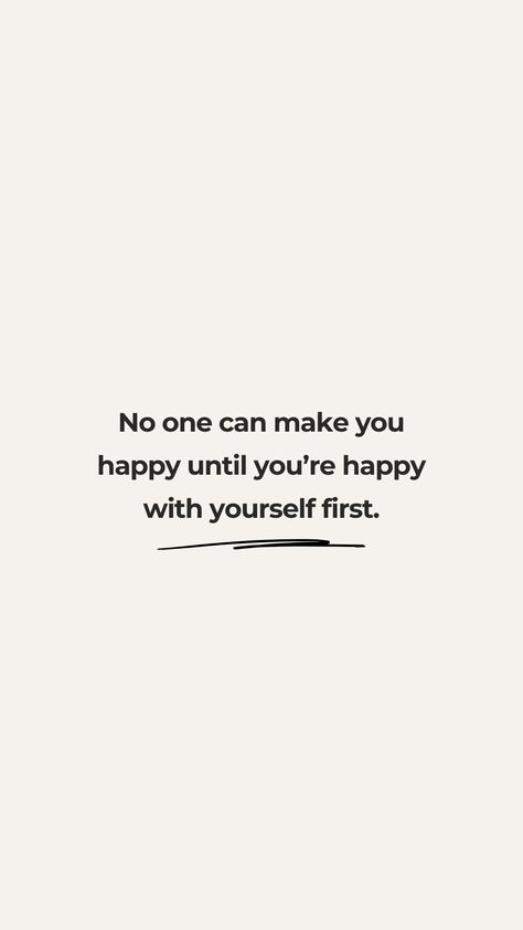 No one can make you happy until you're happy with yourself first Buddha Quotes Inspirational, Buddha Quotes, Text Quotes, Practice Gratitude, Success Story, Money Mindset, Financial Success, You Happy, Make Me Happy