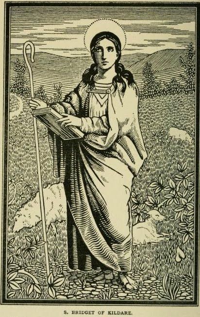 Saint Bridget of Kildare Saint Brigid Of Kildare, St Brigid Of Ireland, Saint Brigid, Brigid's Cross, Jesus In The Temple, St Bridget, St Brigid, Irish Women, Celtic Goddess