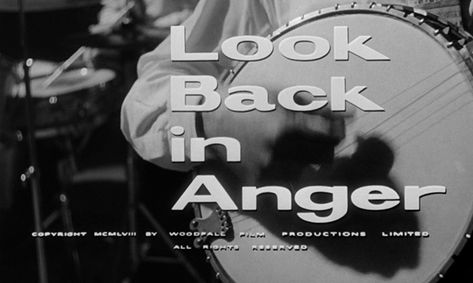 Look Back in Anger (1959) Claire Bloom, Look Back In Anger, Title Card, Old Ones, Anger, Writing, Film, Feelings, Fictional Characters