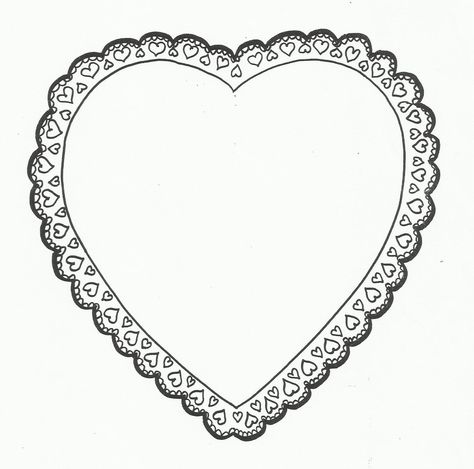 Embroidered Heart Tattoo, Heart Frame Drawing, Lace Heart Drawing, Heart Doily Tattoo, Lace Heart Png, Heart Frame Tattoo, Valentines Day Drawing, Framed Tattoo, Heart Border