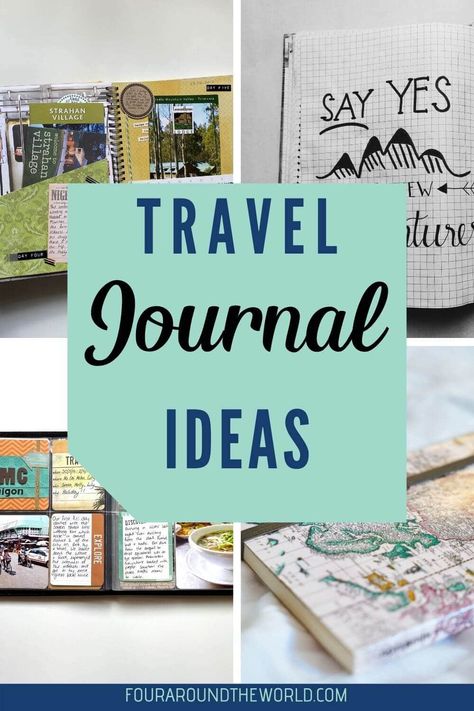 Travel Journal Ideas Inspiration, Travel Journal Cover Page Ideas, Vacation Journal Ideas, Journal Ideas Inspiration, Travel Journal Prompts, Best Travel Journals, Travel Journal Ideas, Travel Journaling, Travel Journal Cover