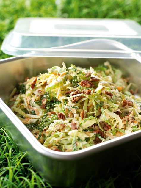 New Orleans Coleslaw Nigella Lawson Recipes, New Orleans Recipes, Cole Slaw, Slaw Recipes, Nigella Lawson, Coleslaw Recipe, Think Food, Cajun Recipes, Salad Bar