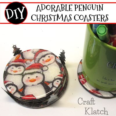 Epoxy Projects, Christmas Resin, Penguin Craft, Craft Video, Coaster Crafts, Life's Too Short, Parchment Craft, Metal Christmas Tree, Fabric Coasters