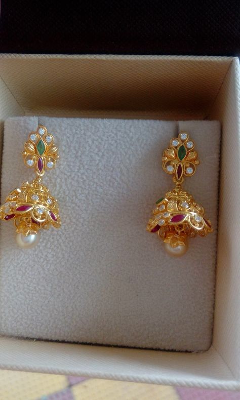 Daily Wear Buttalu Gold, Dimond Earrings, Buttalu Gold, Gold Buttalu, Elegant Gold Necklace, Gold Earrings For Kids, Small Earrings Gold, Gold Jhumka, Wedding Jewelry Sets Bridal Jewellery