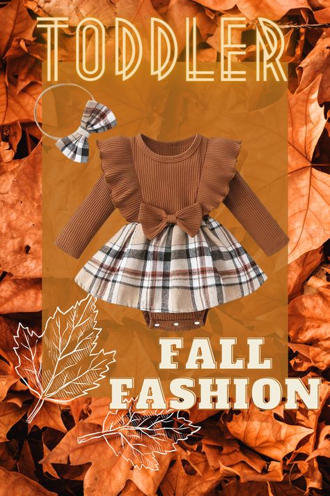 Madjtlqy Toddler Baby Girl Fall Winter Outfit Set Plaid Romper Dress Ruffles Long Sleeve Clothes Jumpsuit with Bow Headband #Ad #Baby #Toddler #Plaid #Dress #Headband #Bow #Jumpsuit #FallFashion #Fall #Fashion #Thanksgiving #Trendy Toddler Fall Fashion, Bow Jumpsuit, Plaid Romper, Dress Ruffles, Toddler Fall, Headband Bow, Ruffle Long Sleeve, Sleeves Clothing