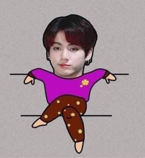 Bts Funny Pics, Pics Edit, Army Humor, Funny Iphone Wallpaper, Jungkook Funny, Kpop Meme, Anime Cover Photo, Bts Meme, Cartoon Memes