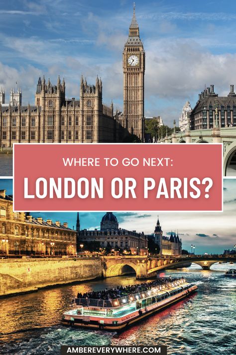 London vs Paris: which city is better for your trip? Compare dining, public transit, affordability, and top sights in our detailed travel guide. Make the right choice for your next European adventure! #LondonVsParis #ParisOrLondon #TravelComparison #CityGuide #EuropeVacation Northern Ireland Travel, Ireland Travel Tips, Best Vacation Destinations, Public Transit, Europe Vacation, Visit Paris, Visit London, Ireland Travel, Uk Travel