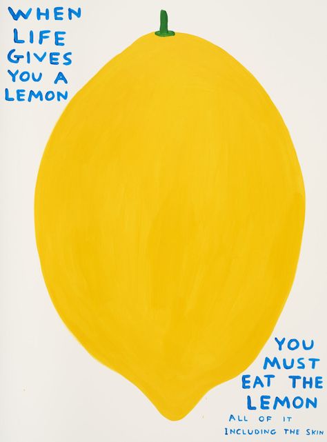 David Shrigley Wallpaper, Lemon Invitations, Lemon Drawing, David Shrigley, Lemon Painting, Lemon Art, Poster Ideas, Lemon Print, Fruit Art