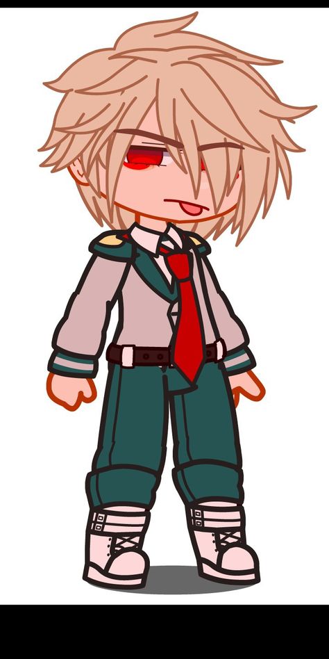 Bakugou Gacha Club Outfit, Mha Oc Hero Outfits Gacha Club, Katsuki Bakugou Gacha Club, Gacha Club Bakugou, Gacha Bakugou, Gacha Base Poses, Bakugo's Mom, Mha Gacha Club, Mha Gacha