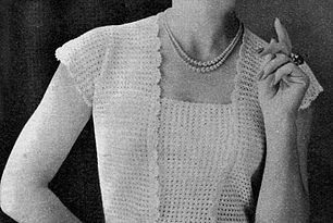 1960's Crochet - A Womens Blouse 60s Crochet, 1960s Crochet, Crochet Bodycon Dresses, Crochet Patterns Free, Black Crochet Dress, Vintage Crochet Patterns, Crochet Shirt, Crochet Blouse, Crochet Patterns For Beginners