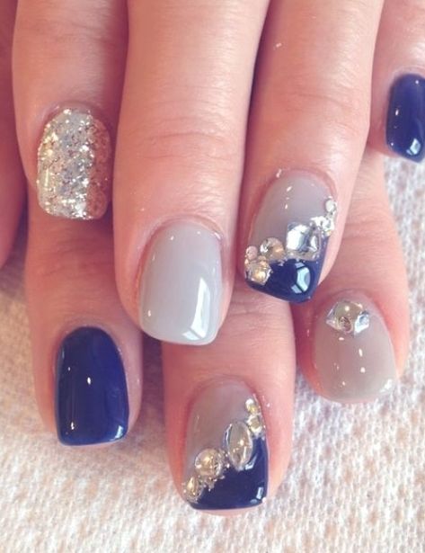 Unghie Nail Art, Bridal Nail Art, Manicure Gel, Wedding Nail, Wedding Nails Design, Bridal Nails, Pedicures, Prom Nails, Cute Nail Designs